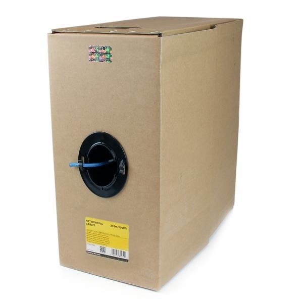 STARTECH.COM 304,8 m Bulk Roll of Blue CMR Cat6 Solid UTP Riser Cable - Cat 6 Riser Cable