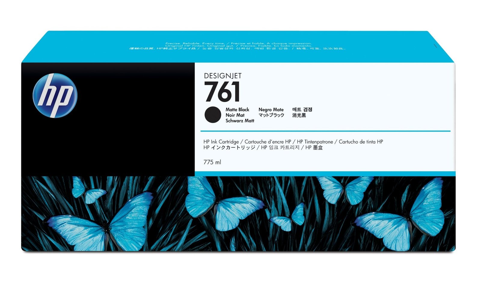 HP 761 - high capacity - matte black - original - DesignJet - ink cartridge