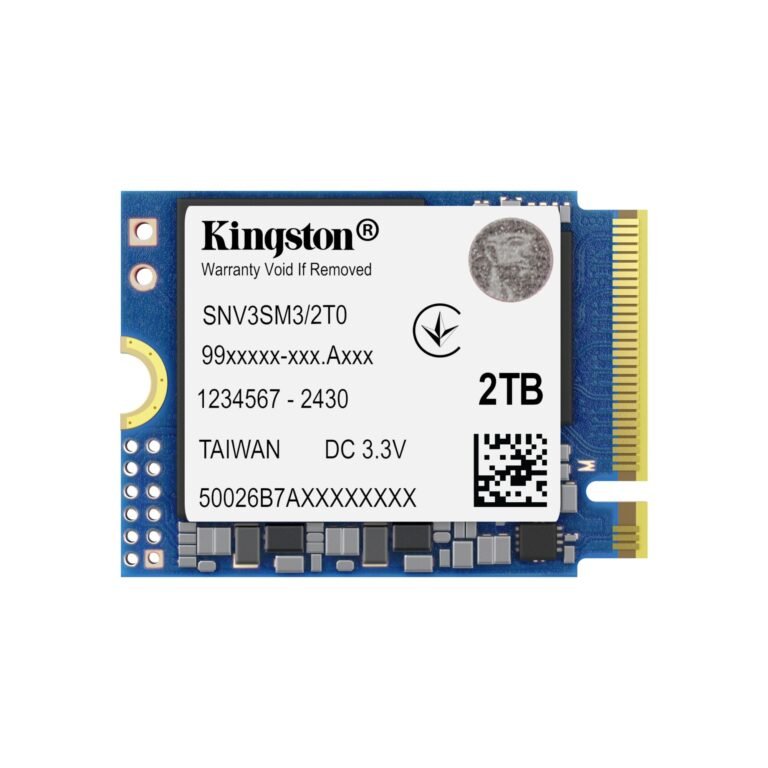 Kingston 2000G NV3 M.2 2230 NVMe SSD, 2 TB, M.2,