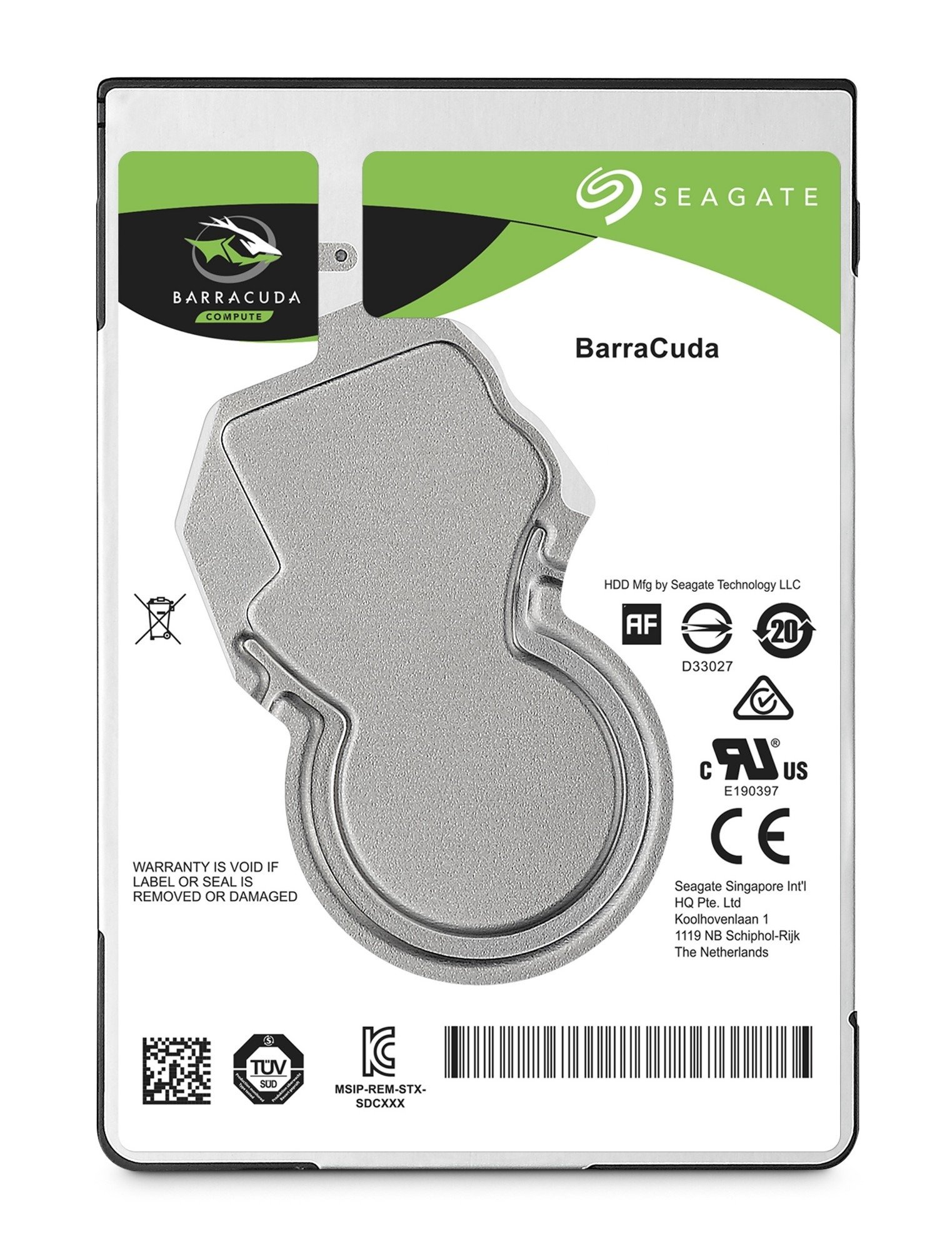 SEAGATE BarraCuda ST500LM030 500 GB Hard Drive - 2.5" Internal - SATA (SATA/600) - 5400rpm