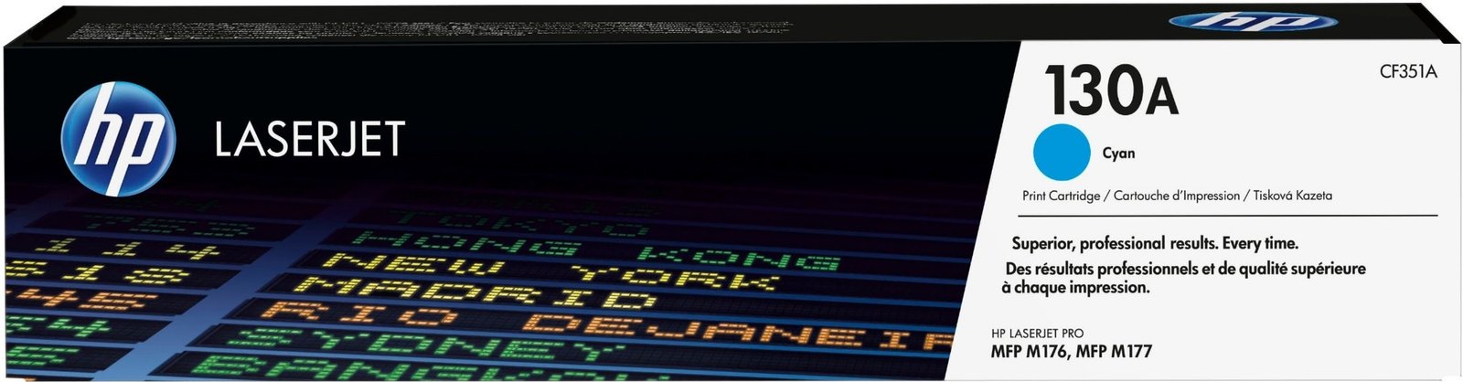 HP 130A - cyan - original - LaserJet - toner cartridge (CF351A)