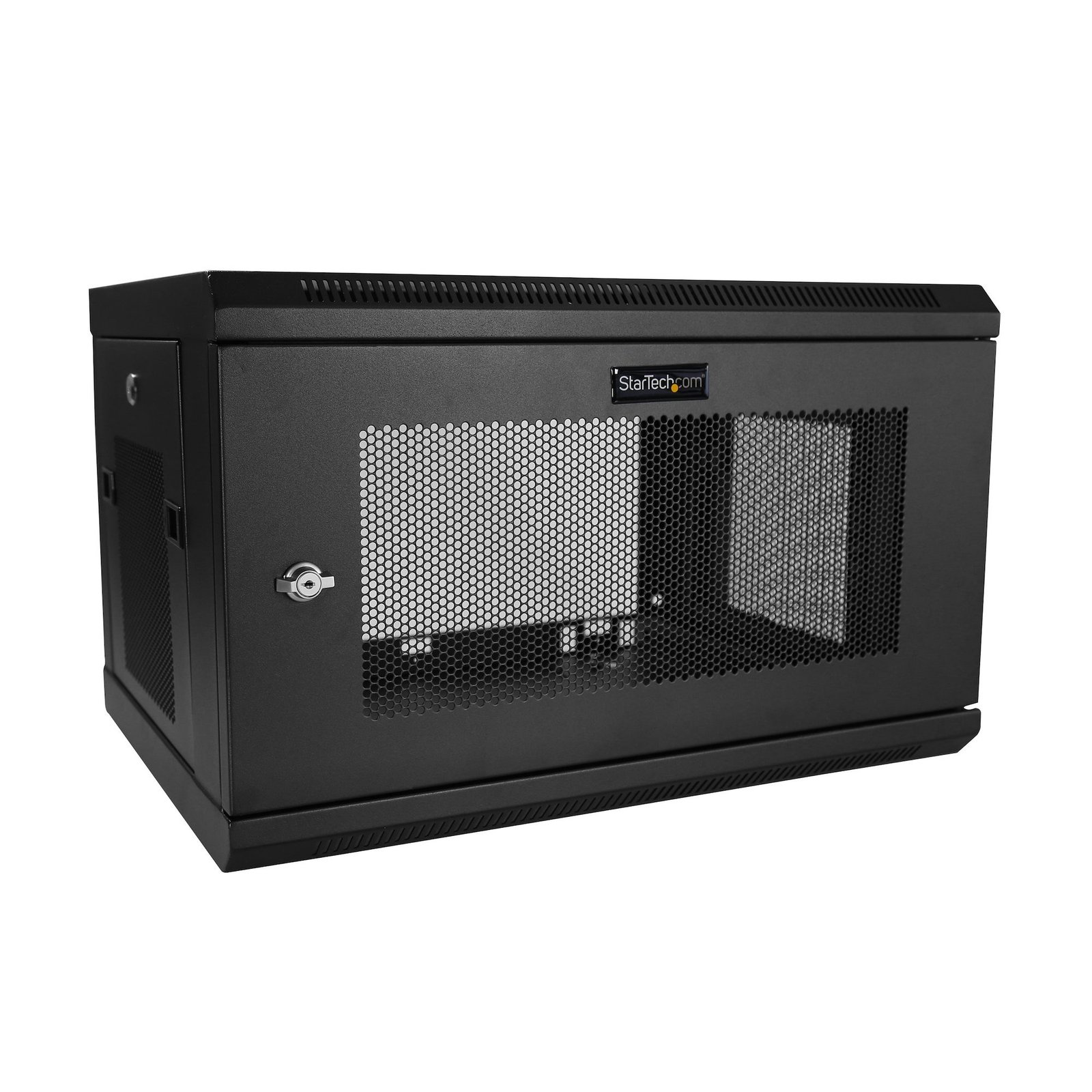 STARTECH.COM 2 Post 6U 19" Wall Mount Network Cabinet, 15" Deep Locking IT Switch Depth Enclosure, V