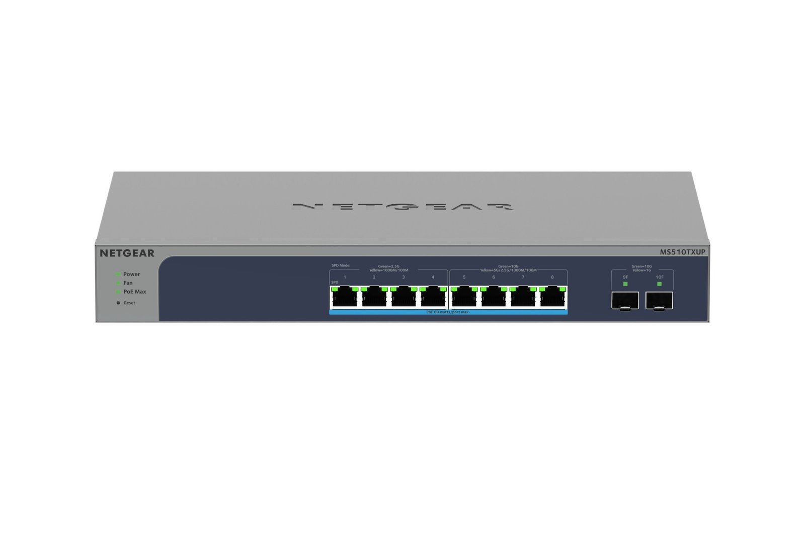 NETGEAR MS510TXUP 8-PORT POE++ + 2XSFP+ 8-Port