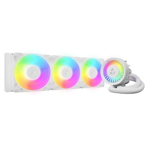 Arctic Liquid Freezer III Pro A-RGB 360mm Liquid CPU Cooler, P12 Pro PWM Fans & PWM Controlled Pump, White