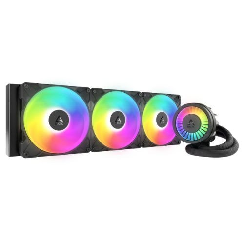 Arctic Liquid Freezer III Pro A-RGB 420mm Liquid CPU Cooler, P14 Pro PWM Fans & PWM Controlled Pump, Black
