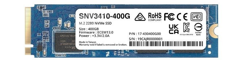 SYNOLOGY SNV3410 - solid state drive - 400 GB - PCI Express 3.0 x4 (NVMe)