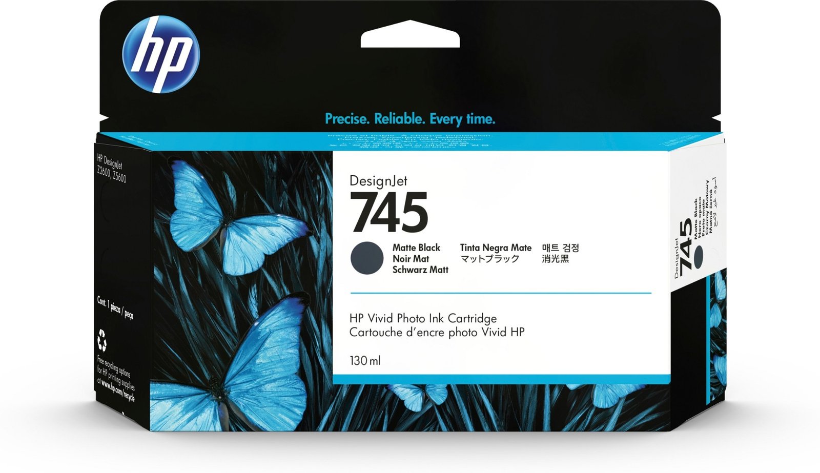 HP 745 - matte black - original - DesignJet - ink cartridge