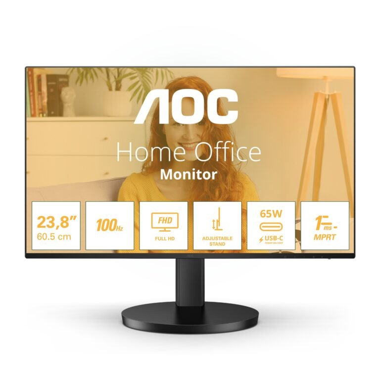 AOC B3 24B3CF2 Monitor 23.8"" Flat Screen 60.