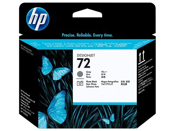 HP 72 - grey, photo black - printhead