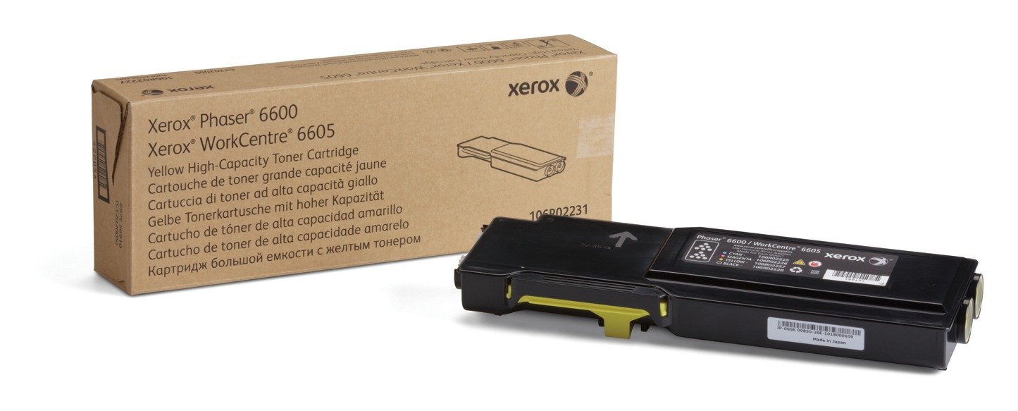 XEROX Phaser 6600 - high capacity - yellow - original - toner cartridge