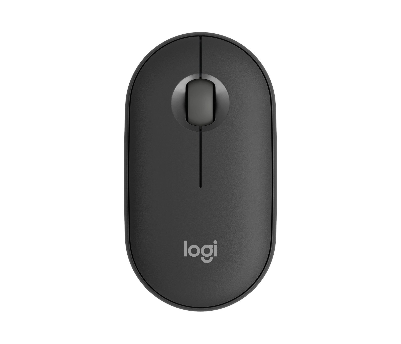 Logitech Pebble Mouse 2 M350s Bluetooth Optical Mouse, Compact, Multi-Pairing, 400-4000 DPI, Ambidextrous, Tonal Graphite