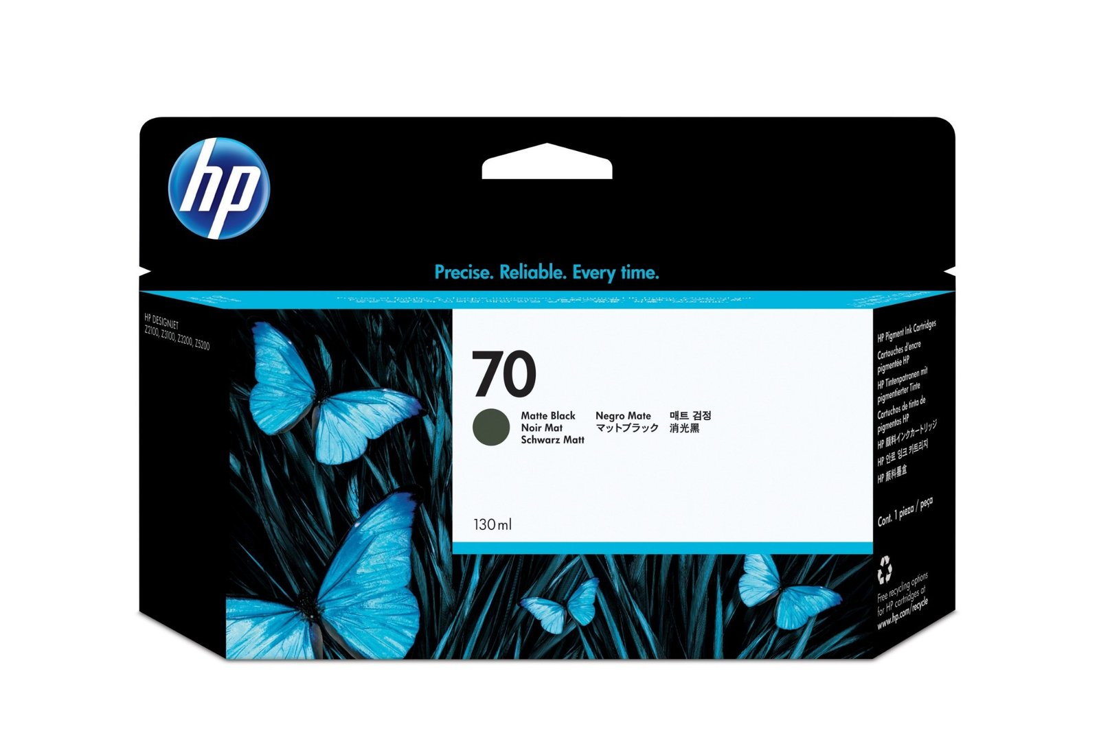 HP 70 - matte black - original - DesignJet - ink cartridge