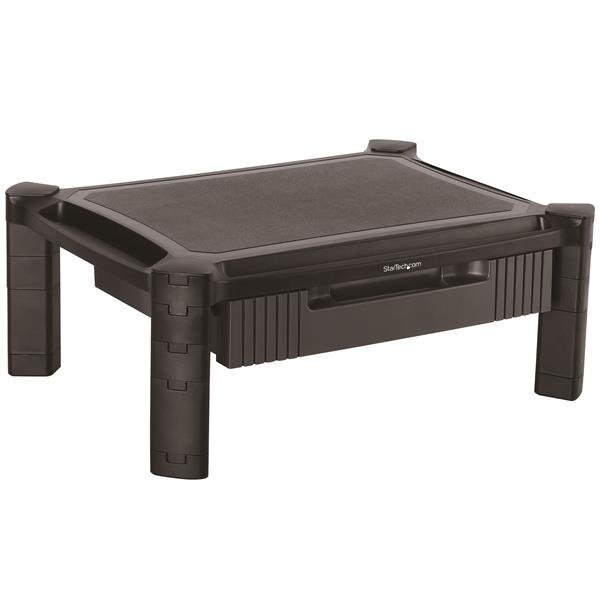 STARTECH.COM Adjustable Monitor Riser - Drawer - Monitors up to 32"- Adjustable Height
