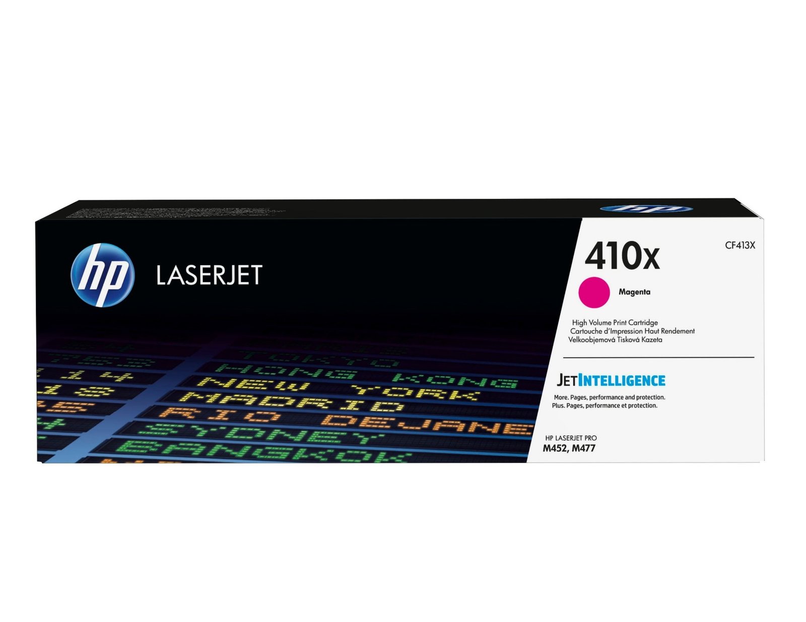 HP 410X - High Yield - magenta - original - LaserJet - toner cartridge (CF413X)