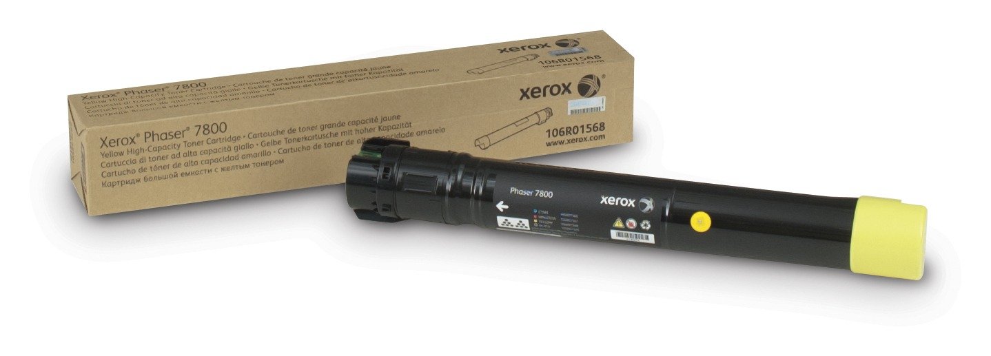 XEROX Phaser 7800 - high capacity - yellow - original - toner cartridge