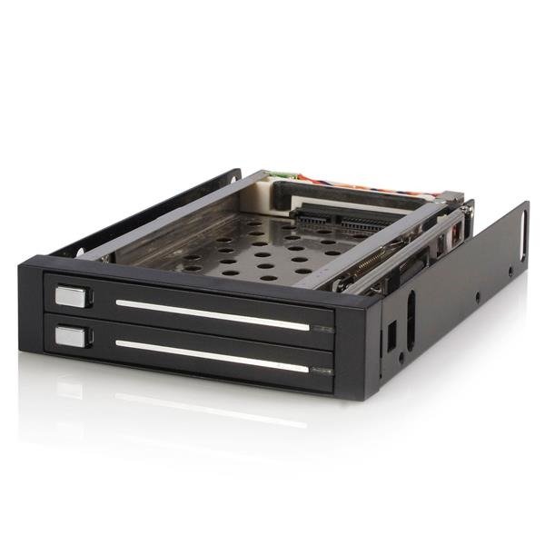 STARTECH.COM 2 Drive 2.5in Trayless Hot Swap SATA Mobile Rack Backplane