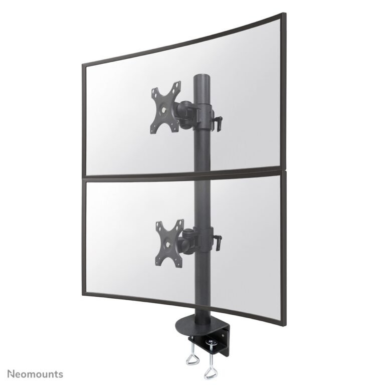 NEWSTAR FPMA-D960DVBLACKPLUS Desk Mount for Flat Panel Display, Curved Screen Display - Black