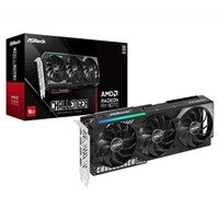ASRock AMD Radeon RX 9070 Challenger OC 16GB GDDR6 Graphics Card, 3584 Streams, 2520 MHz Boost Clock, Triple Fan, RGB, 3x DisplayPorts / 1x HDMI Port