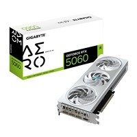 Gigabyte NVIDIA GeForce RTX 5060 Aero OC 8GB GDDR7 Graphics Card, 3840 CUDA Cores, 2595 MHz Core Clock, Triple Fan, 3x DisplayPorts / 1x HDMI Port