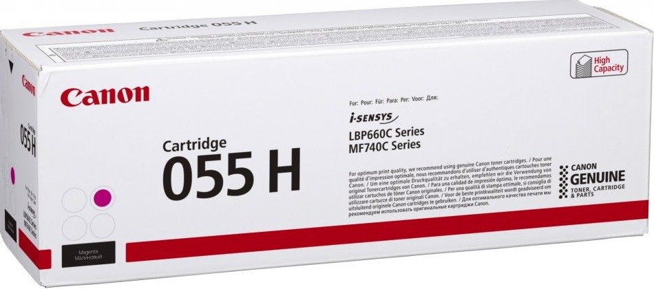 CANON 055 H - high capacity - magenta - original - toner cartridge