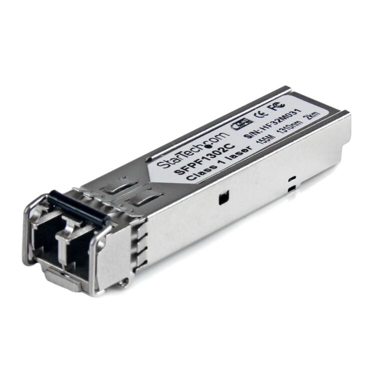 STARTECH.COM Cisco GLC-FE-100FX Compatible SFP Module, 100BASE-FX, 100Mbps Multimode Fiber MMF Optic