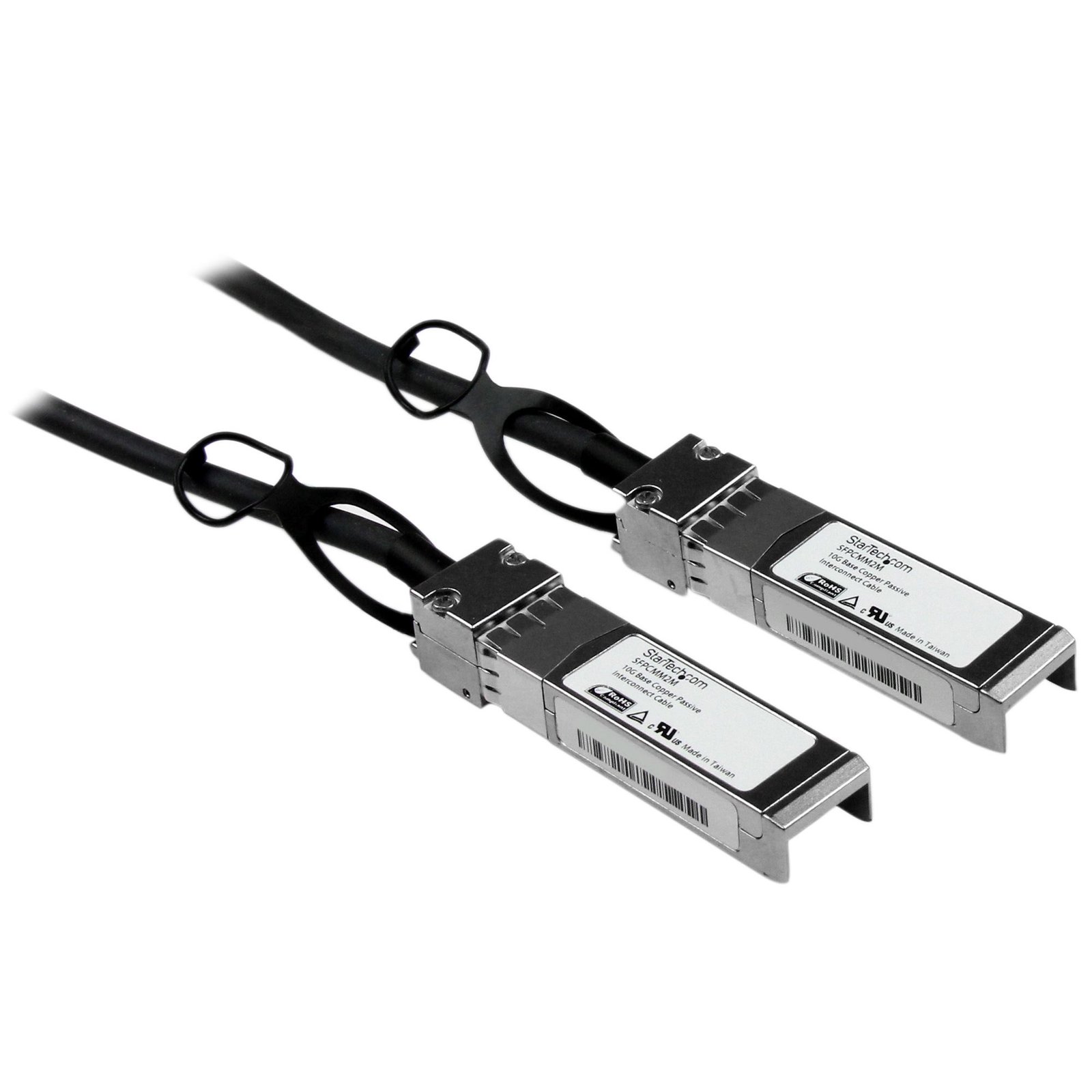 STARTECH.COM Cisco SFP-H10GB-CU2M Compatible 2m 10G SFP+ to SFP+ Direct Attach Cable Twinax, 10GbE S