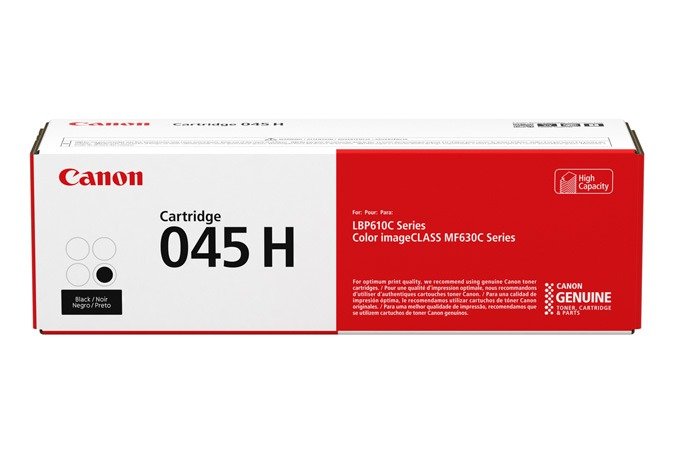 CANON 045 H - high capacity - black - original - toner cartridge