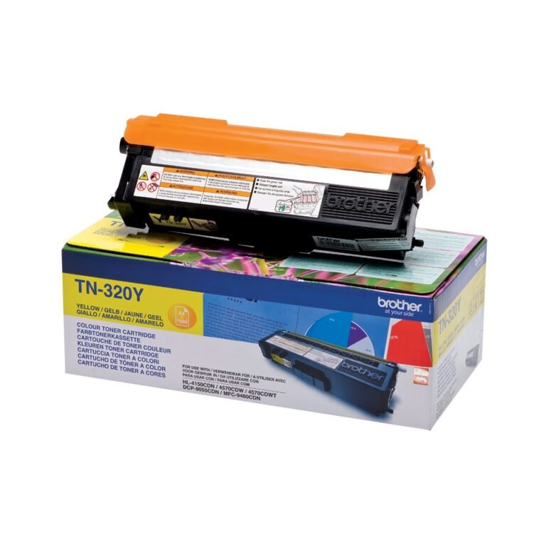 BROTHER TN320Y - yellow - original - toner cartridge