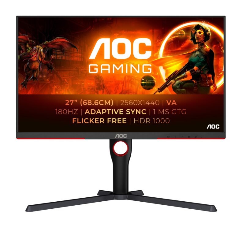 AOC G3 Q27G3XMN/BK 68.6 cm (27") 2560 x 1440