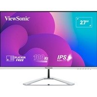 Viewsonic VX2776-SMH 27 Inch IPS Frameless Monitor, Full HD, 100Hz, 4ms, VGA, 2xHDMI, Int PSU, VESA, Chrome Stand, Speakers