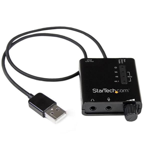 STARTECH.COM USB Sound Card w/ SPDIF Digital Audio & Stereo Mic