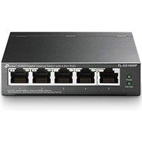 TP-Link TL-SG1005P 5-Port Metal Gigabit Desktop PoE Switch with 4-Port PoE+ (65W)