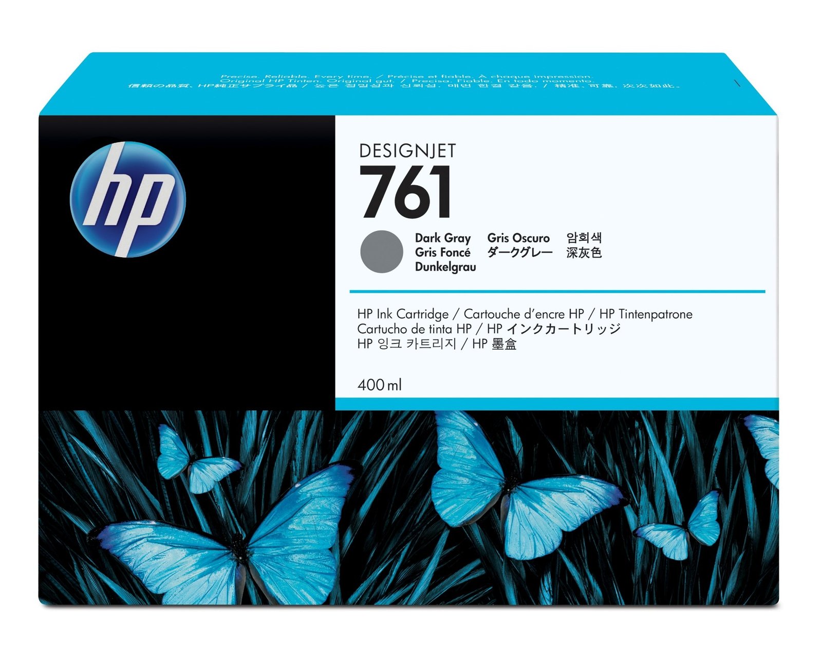 HP 761 - dark grey - original - DesignJet - ink cartridge