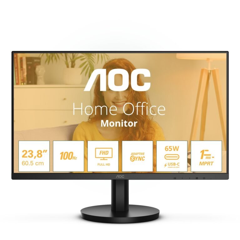 AOC 24B3CA2 24" IPS Monitor Flat Screen 60.5