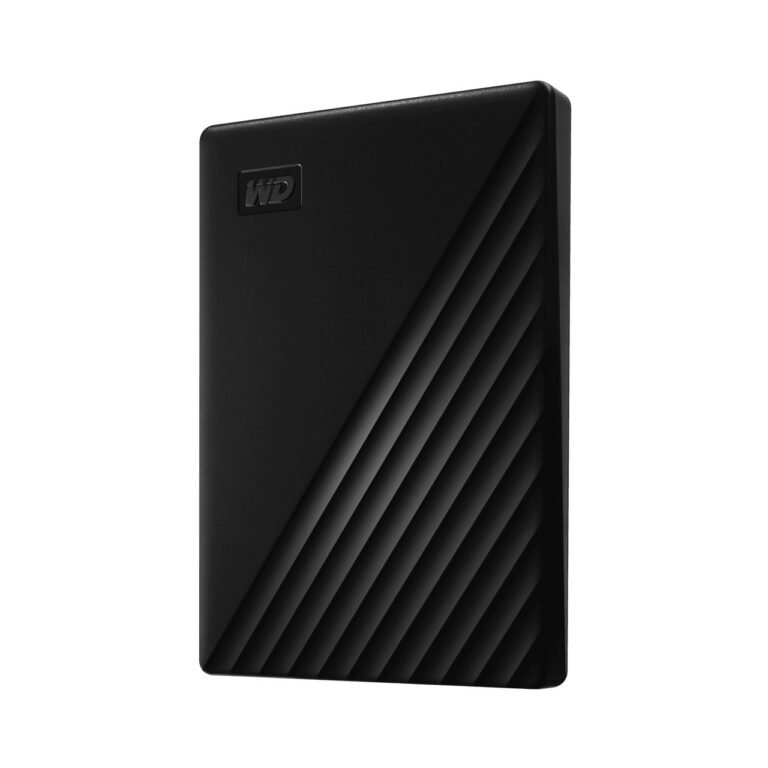 WD 1TB My Passport External Hard Drive, 2.5", USB 3.2 Gen1, Hardware Encryption, Backup Software, Black