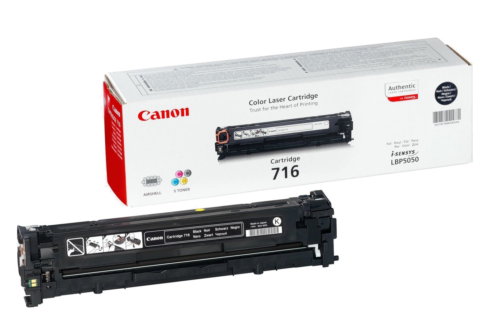 CANON 716 Black - black - original - toner cartridge