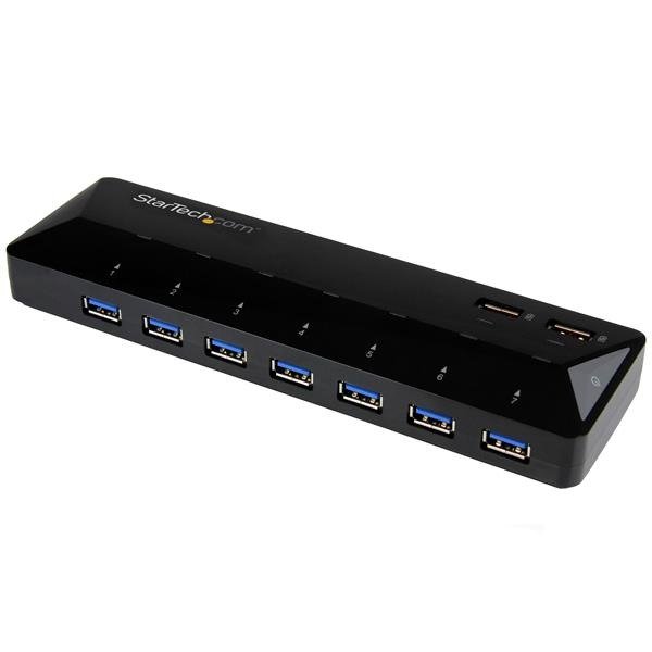 STARTECH.COM 9 Port USB 3.0 Hub - 7 x USB-A, 2 x USB-A Fast Charge Ports