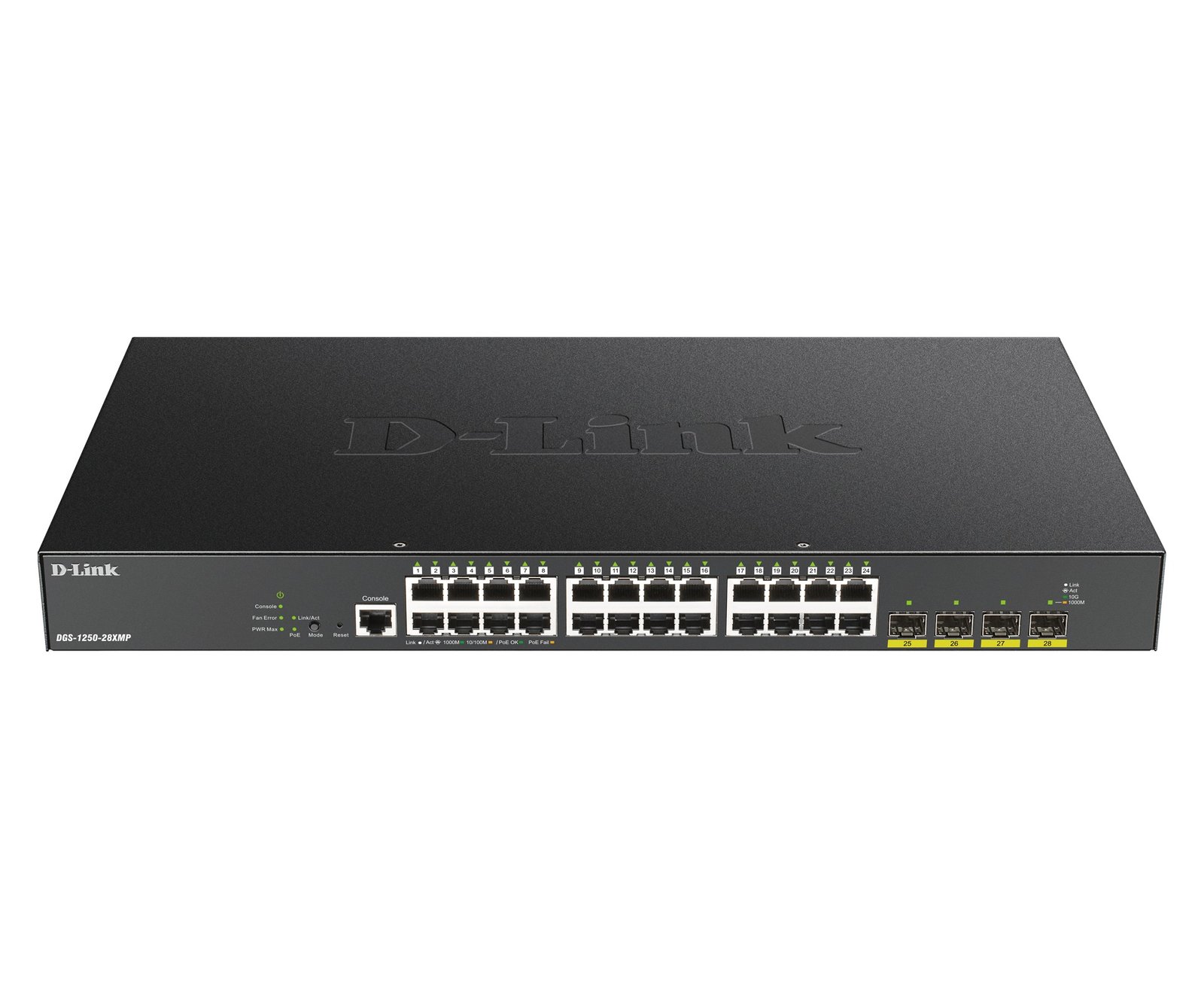 D-LINK DGS-1250-28XMP 28 Ports Manageable Ethernet Switch - 3 Layer Supported - Modular