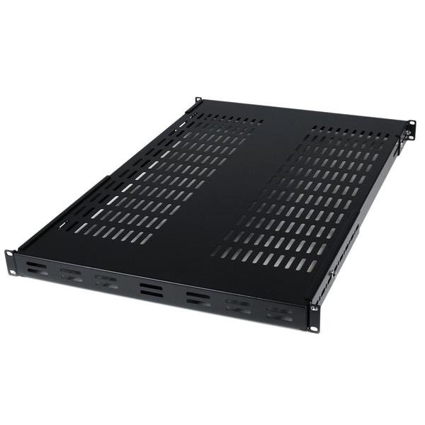 STARTECH.COM 1U Adjustable Vented Server Rack Mount Shelf - 175lbs