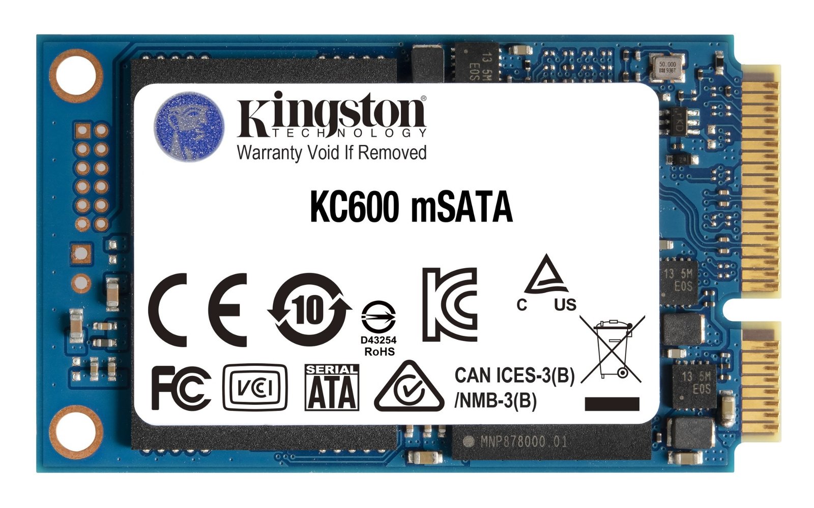 Kingston 256G SSD KC600 SATA3 mSATA 256 GB mS