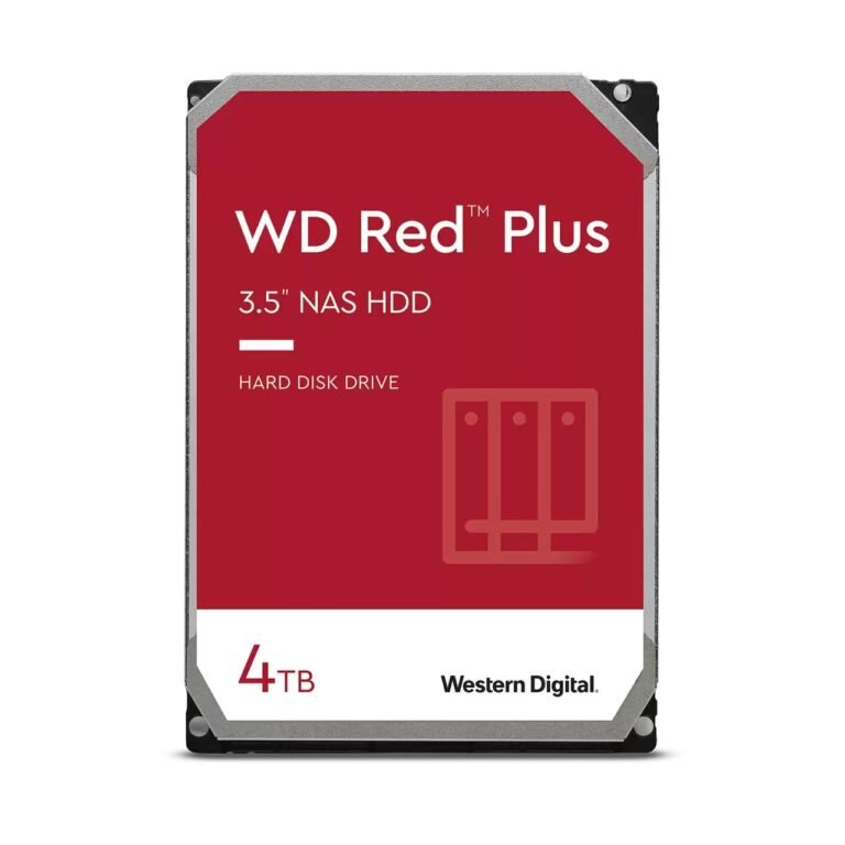 WD Red Plus WD40EFPX 4TB 3.5" 256MB Cache SATA III NAS Internal Hard Drive