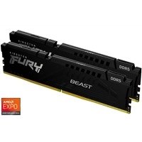 Kingston FURY Beast KF556C36BBEK2-32 32GB (2x16GB) System Memory, 5600MT/s, DDR5, CL36, DIMM, Black, AMD EXPO Certified