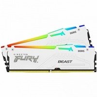 Kingston FURY Beast (KF560C36BWEAK2-64) 64GB RGB (2x32GB) System Memory, DDR5, 6000MTs, DIMM, CL36, 288 Pin.