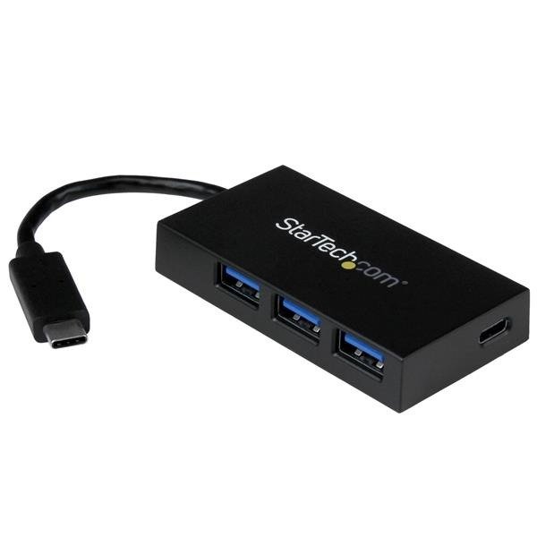STARTECH.COM USB C Hub - 4 Port USB-C to USB-A (3x) and USB-C (1x) - Bus Powered USB Hub