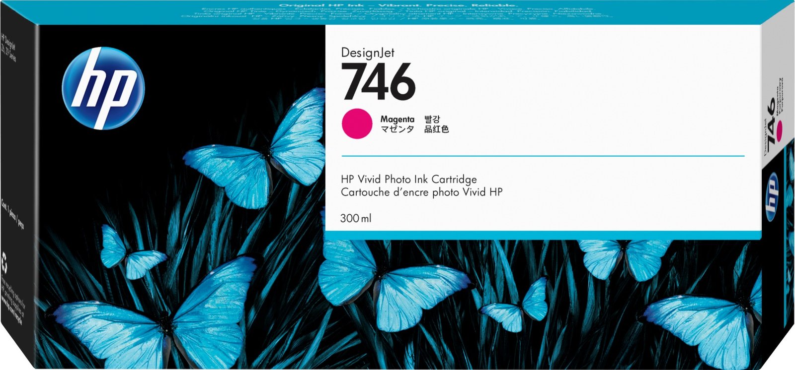HP 746 300-ml Magenta DesignJet Ink Cartridge S