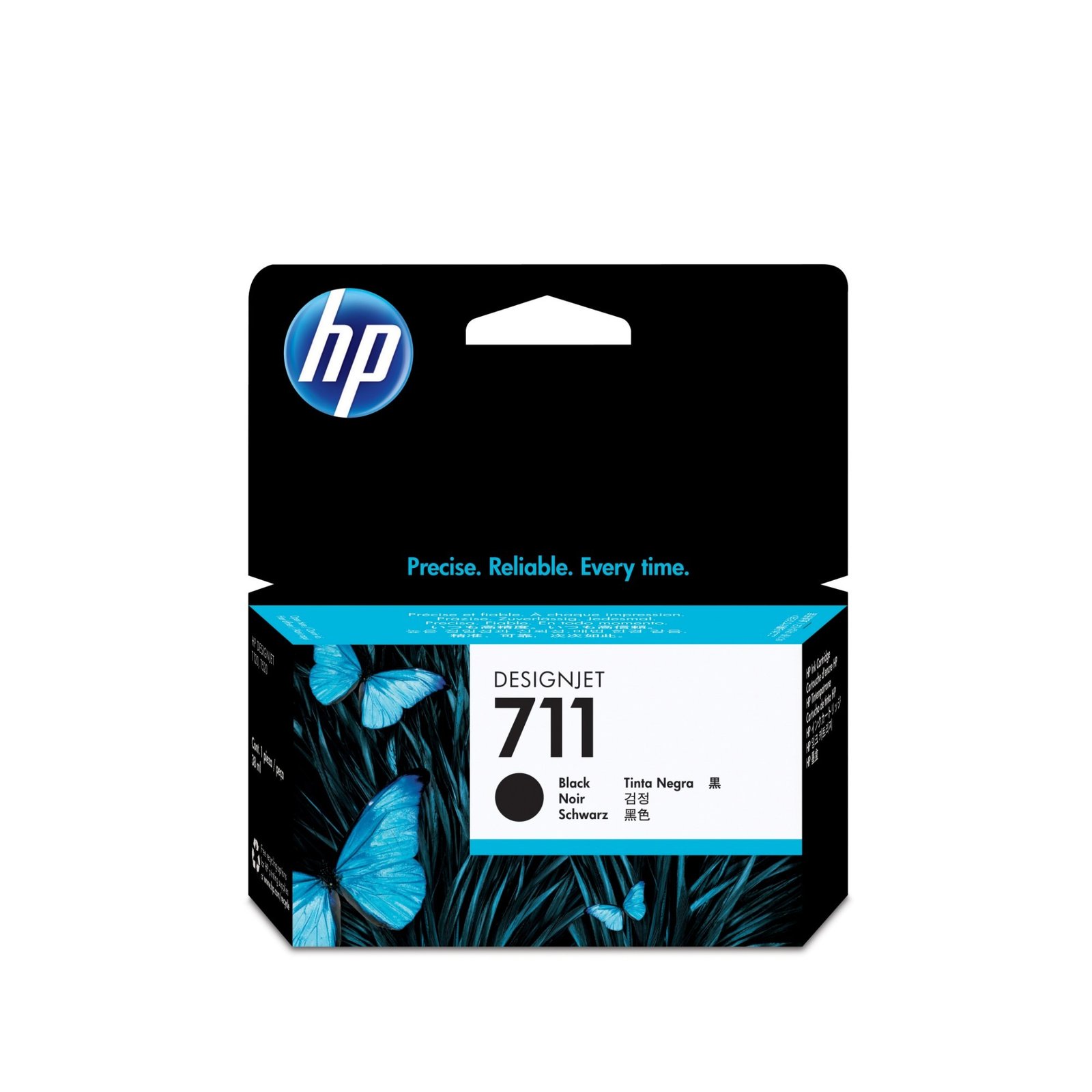 HP 711 - black - original - DesignJet - ink cartridge