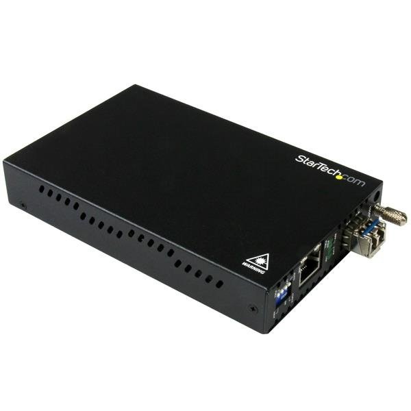 STARTECH.COM Singlemode (SM) LC Fiber Media Converter for 1Gbe Network - 20km - Gigabit Ethernet