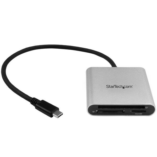 STARTECH.COM USB 3.0 Flash Memory Multi-Card Reader/Writer with USB-C