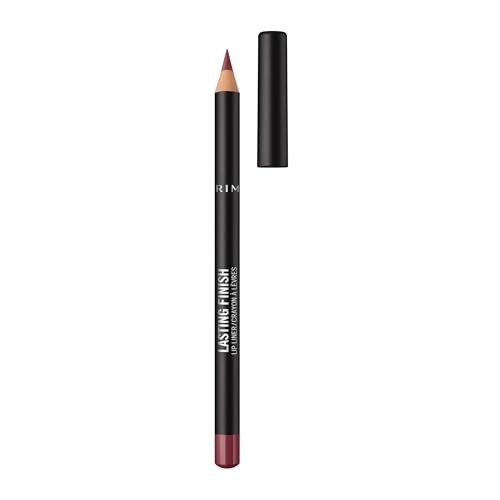 Rimmel Lasting Finish 8HR Lip Liner, Wine, Highly Pigmented Formula, Long-Wearing Creamy Colour, Precise Application and Seamless Blend, For Big & Plump Lips, Vegan & Cruelty Free, 1.2g
