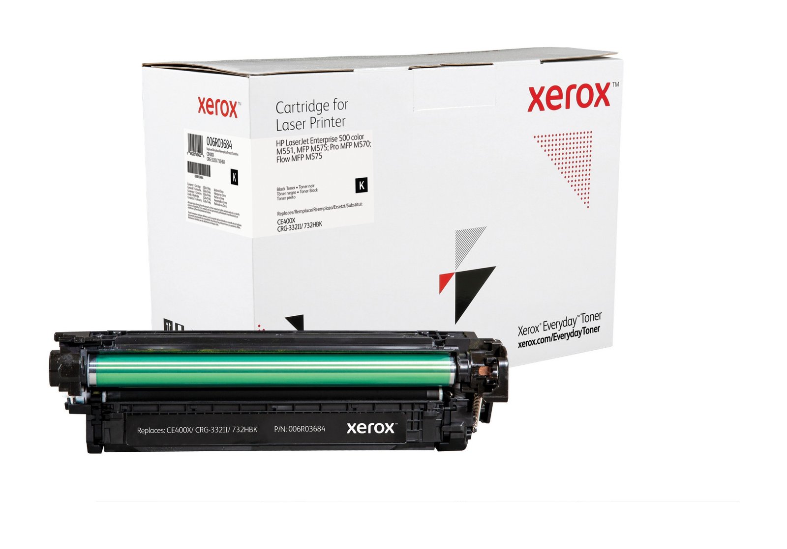 XEROX Everyday Replacement For CE400X Laser Toner Black 006R03684